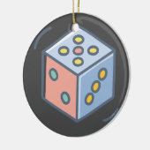 Würfel Keramik Ornament (Links)