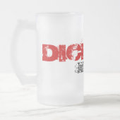 Würfel-König Mattglas Bierglas (Links)