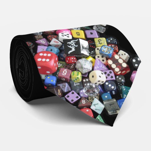 Würfel-Krawatte Krawatte (Gerollt)