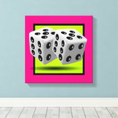 Würfel Leinwanddruck (Insitu (Holzboden))