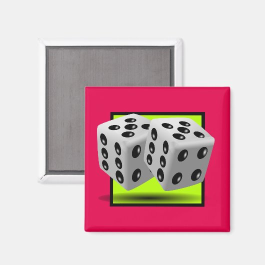 Würfel Magnet (Vorderseite/Rückseite)