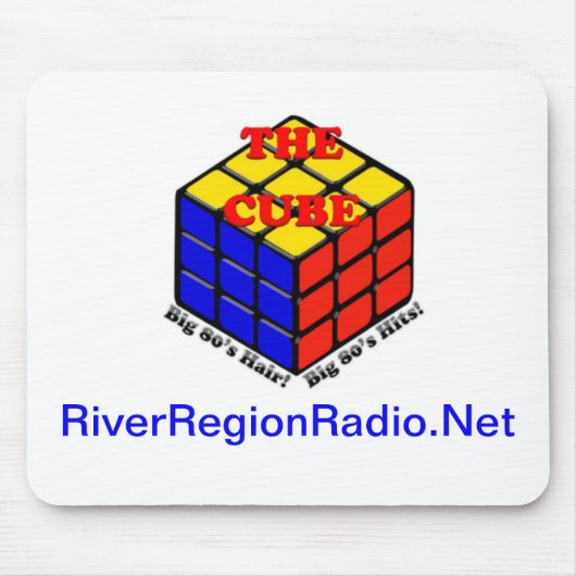 Würfel-Mausunterlage Mousepad (Vorne)