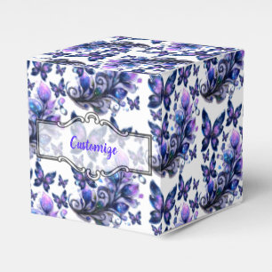 Würfel mit Schmetterlingsmuster Cosmic Sparkle Geschenkschachtel
