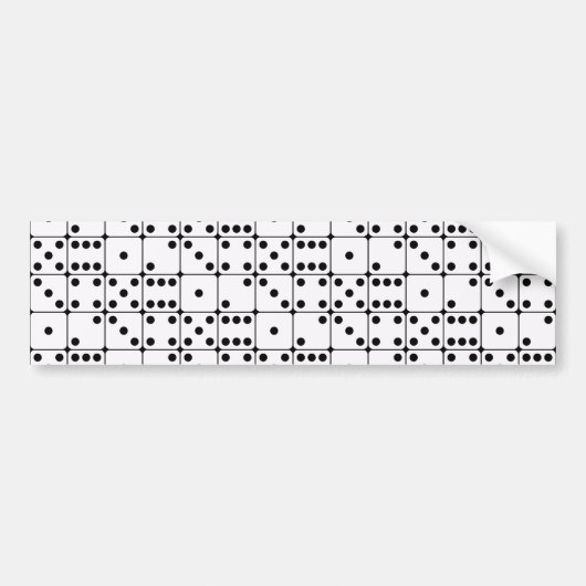 WÜRFEL-MUSTER AUTOAUFKLEBER (Vorne)