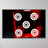 Würfel Nah Poster (Vorne)