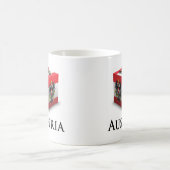 Würfel Österreich Kaffeetasse (Mittel)