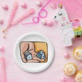 Würfel Pappteller (Party)