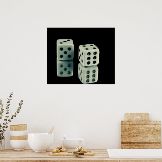 Würfel Poster (Küche)