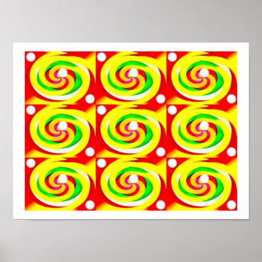 Würfel Poster (Vorne)