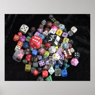 Würfel Poster
