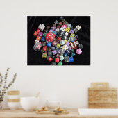 Würfel Poster (Küche)