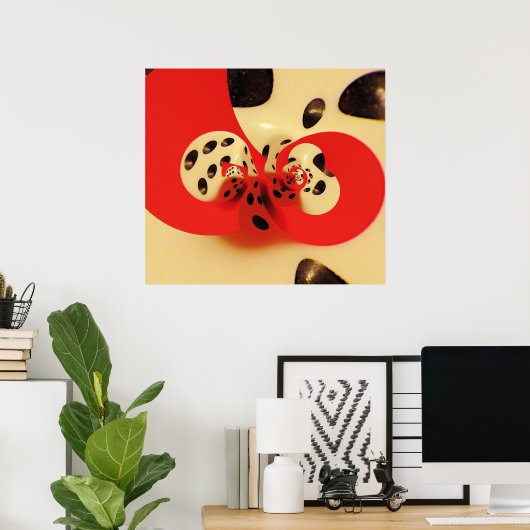 Würfel Poster (Heimbüro)