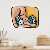 Würfel Poster (Küche)