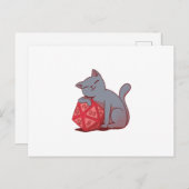 Würfel Postkarte (Vorne/Hinten)