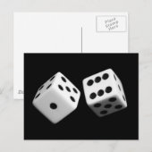 Würfel Postkarte (Vorne/Hinten)
