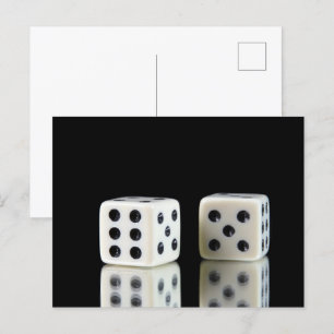 Würfel Postkarte