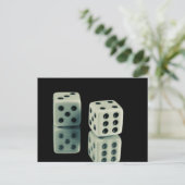 Würfel Postkarte (Stehend Vorderseite)