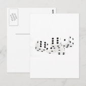 Würfel - postkarte (Vorne/Hinten)