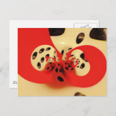 Würfel Postkarte (Vorne/Hinten)