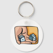 Würfel Schlüsselanhänger (Vorderseite)