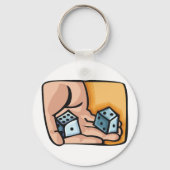 Würfel Schlüsselanhänger (Rückseite)