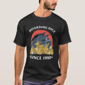 Würfel seit 1980 | Dragon D20 Fantasy Tabl T-Shirt (Vorderseite)