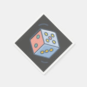 Würfel Serviette (Ecke)