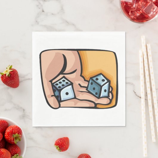 Würfel Serviette (Beispiel)