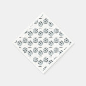 Würfel Serviette (Ecke)