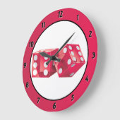 Würfel-Uhr Große Wanduhr (Winkel)