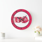 Würfel-Uhr Große Wanduhr (Zuhause)