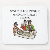 Würfel- und Mistspieler Mousepad (Vorne)