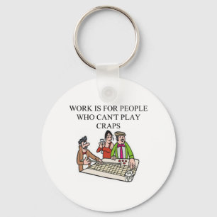 Würfel- und Mistspieler Schlüsselanhänger