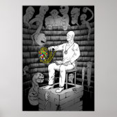 Würfel und Monster Poster (Vorne)