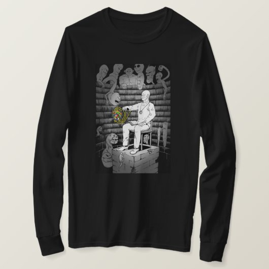 Würfel und Monster T-Shirt (Design vorne)