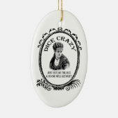 Würfel verrückt keramik ornament (Rechts)