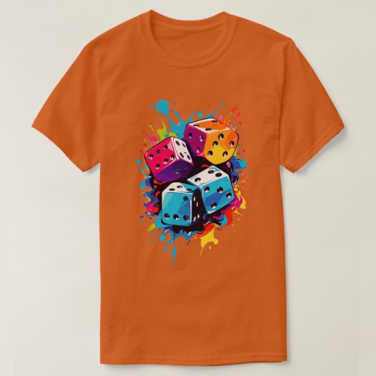 Würfel Vintag T-Shirt (Design vorne)