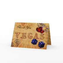 Würfel Vintag Vegas Vielen Dank