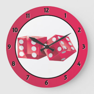 Würfel-Wanduhr Große Wanduhr
