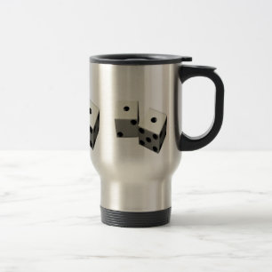 Würfel, Würfel, Würfelreise-Tasse Reisebecher
