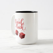 Würfel Zweifarbige Tasse (Vorderseite Links)