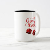 Würfel Zweifarbige Tasse (VorderseiteRechts)