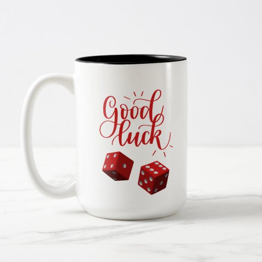 Würfel Zweifarbige Tasse (Links)