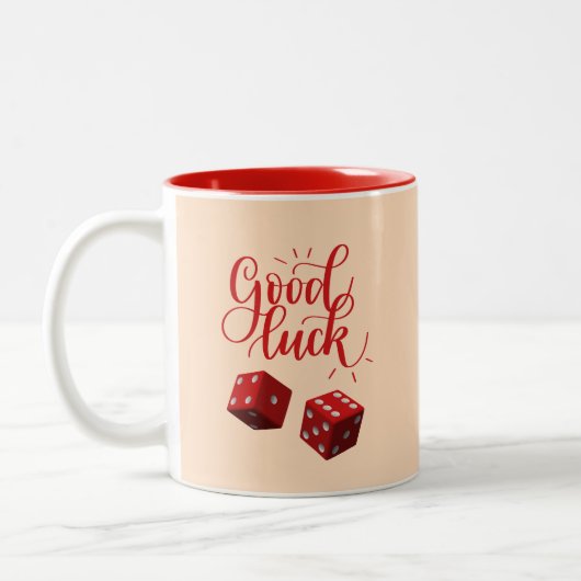 Würfel Zweifarbige Tasse (Links)