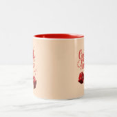 Würfel Zweifarbige Tasse (Mittel)