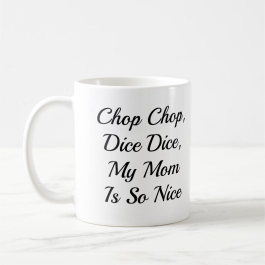 Würfelchen, meine Mutter ist so nett oder deine Na Kaffeetasse (Links)
