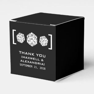 Würfelgamer-Bevorzugungs-Kästen des Ebenholz-D20 Geschenkschachtel