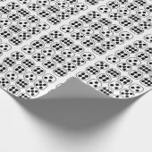 Würfelgeburtstagsfeier Geschenkpapier (Ecke)