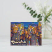 Würfelhäuser Niederlande Postkarte (Stehend Vorderseite)