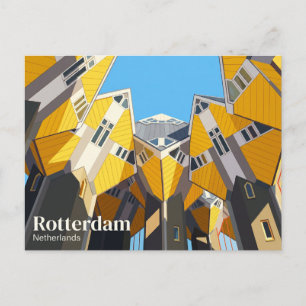 Würfelhäuser Niederlande Postkarte